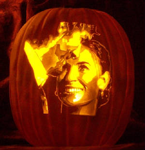 demi moore and ashton kutcher pumpkin carving pattern